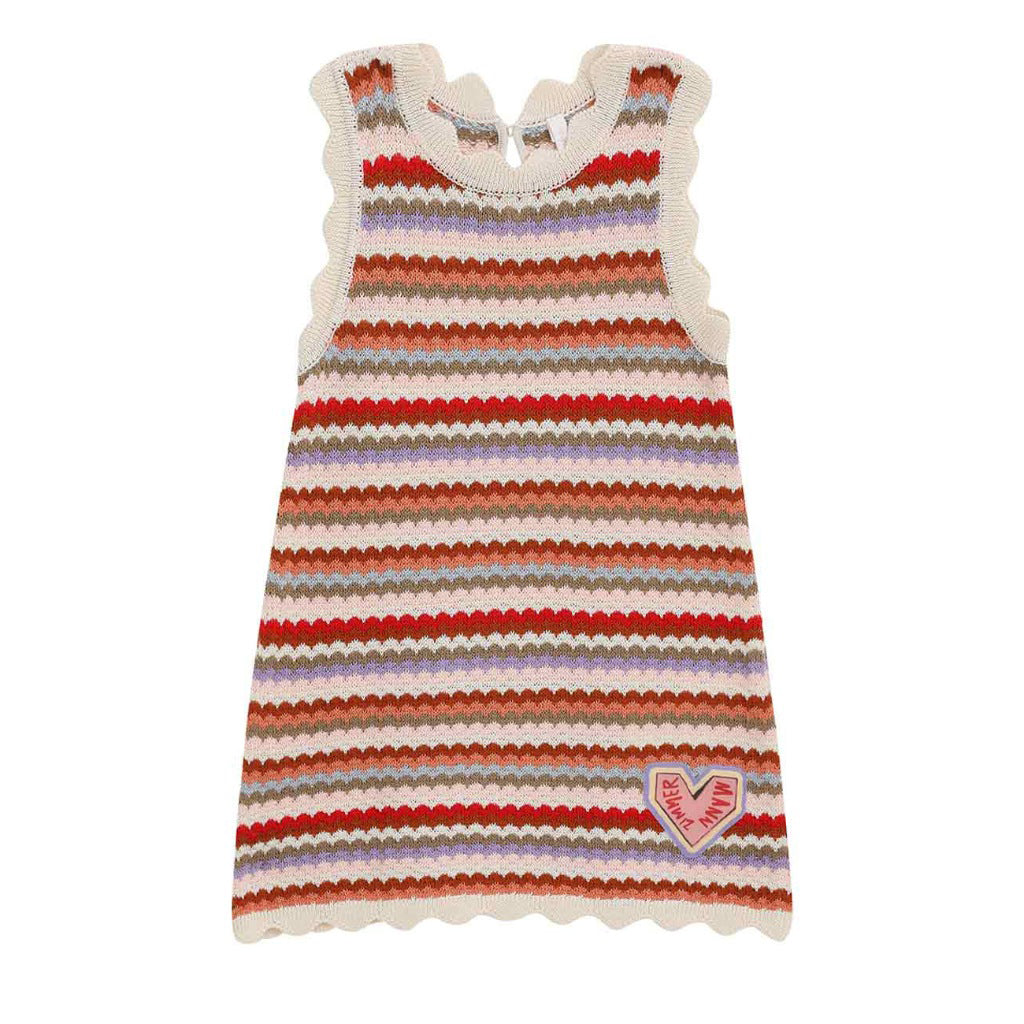 Zimmermann Kids Multi Lucky Kids Stripe Knit Dress