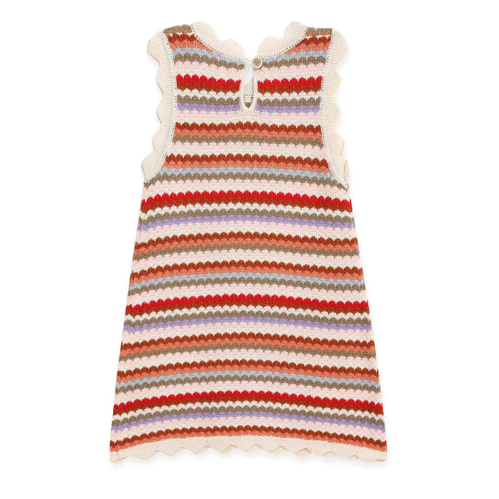Zimmermann Kids Multi Lucky Kids Stripe Knit Dress
