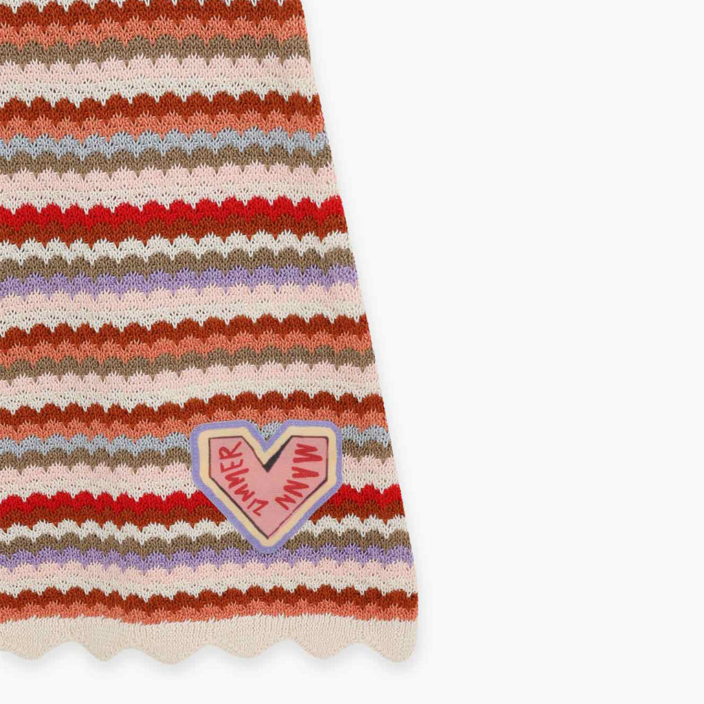 Zimmermann Kids Multi Lucky Kids Stripe Knit Dress
