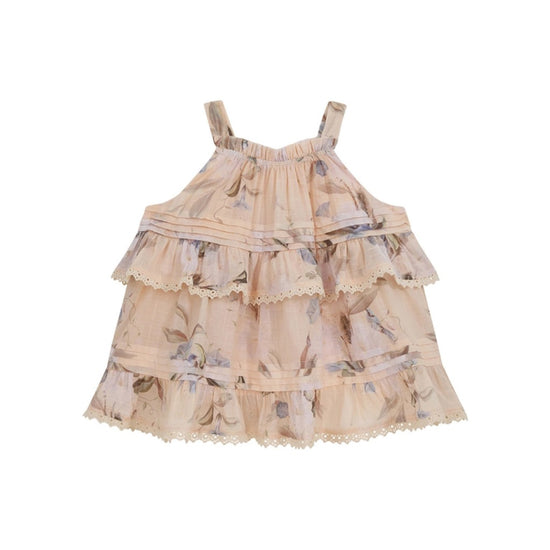 Zimmermann Kids Cream Botanical Floral Cascadian Kids Swing Top