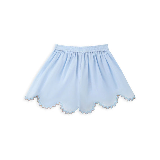 Zimmermann Kids Dusty Blue Multi Cascadian Kids Ric Rac Short