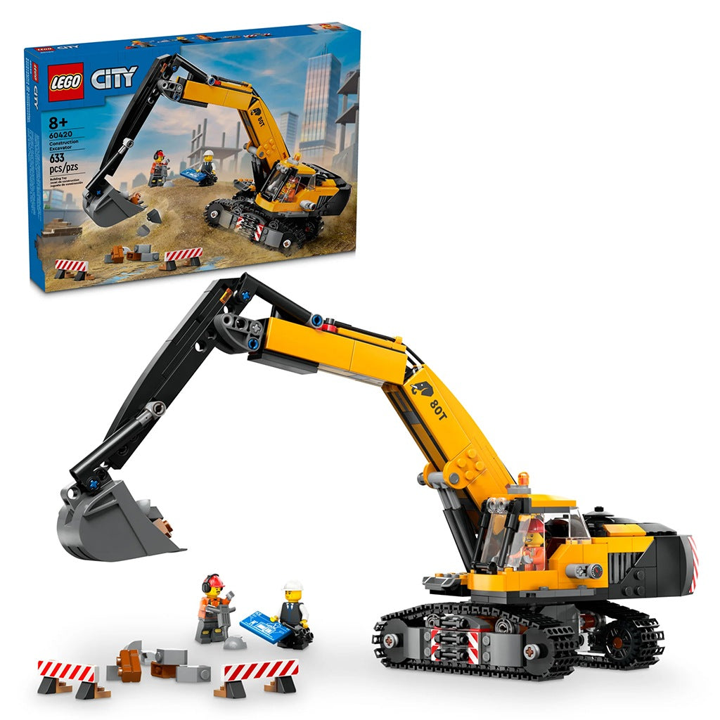 LEGO Yellow Construction Excavator