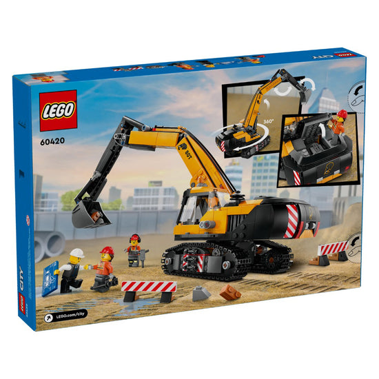 LEGO Yellow Construction Excavator