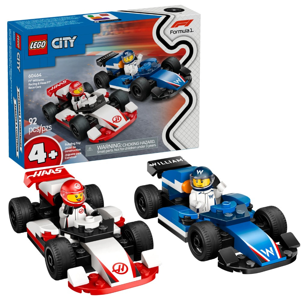 LEGO F1® Williams Racing & Haas F1® Race Cars