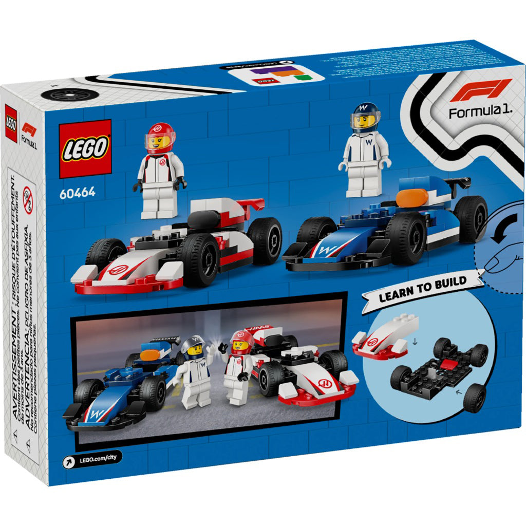LEGO F1® Williams Racing & Haas F1® Race Cars