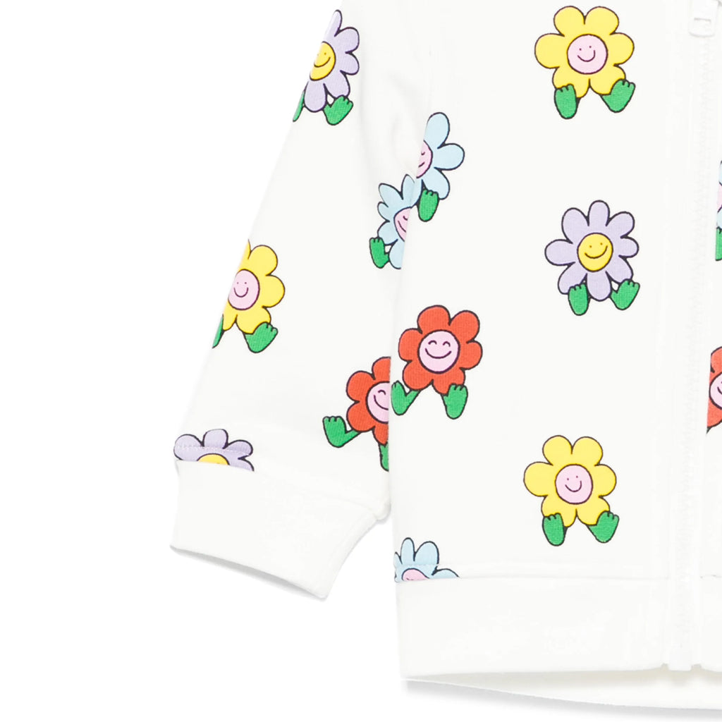 Stella McCartney Kids Flowers All-Over Print Fleece Sweatshirt