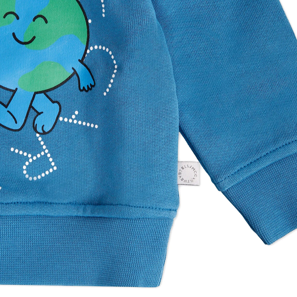 Stella McCartney Kids Earth Characters Fleece Sweatshirt