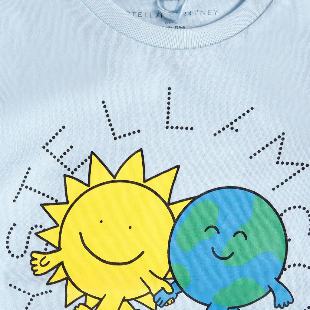 Stella McCartney Kids Earth Characters Print T-shirt