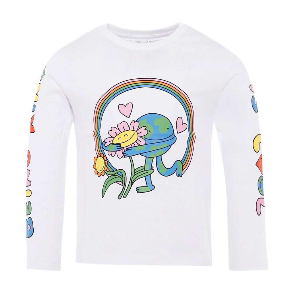 Stella McCartney Kids Earth Gang Print T-shirt