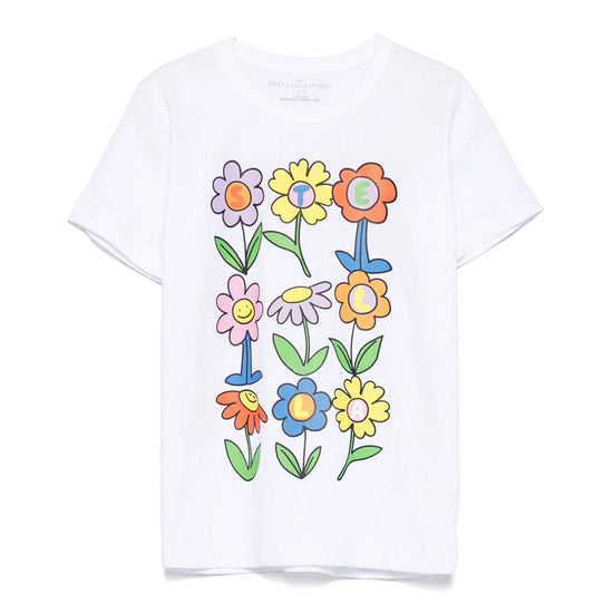 Stella McCartney Kids Flowers Print T-shirt