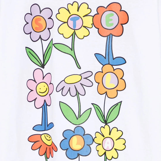 Stella McCartney Kids Flowers Print T-shirt