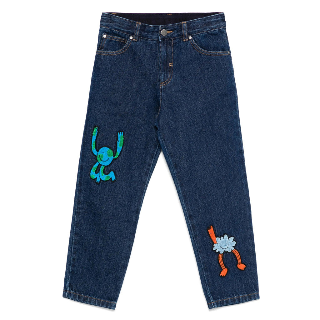 Stella McCartney Kids Earth Gang Denim Trousers