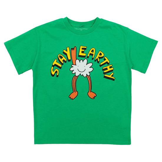 Stella McCartney Kids Stay Earthy Print T-shirt