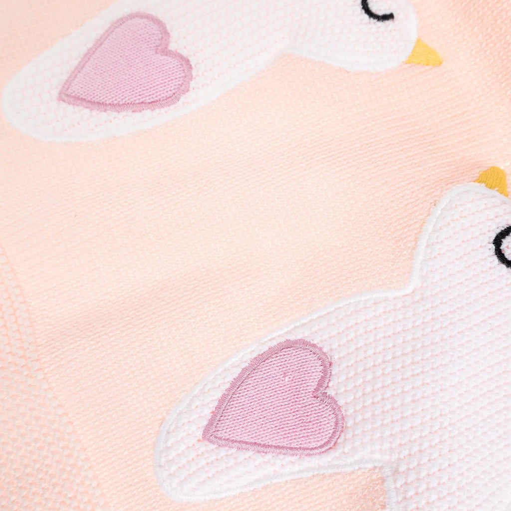 Stella McCartney Kids Birds Cotton Knit Blanket