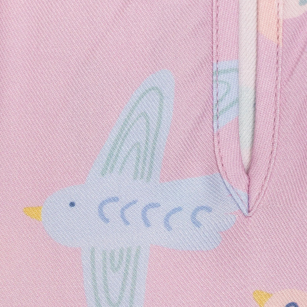 Stella McCartney Kids Birds All-Over Print Dress and Bloomers Set