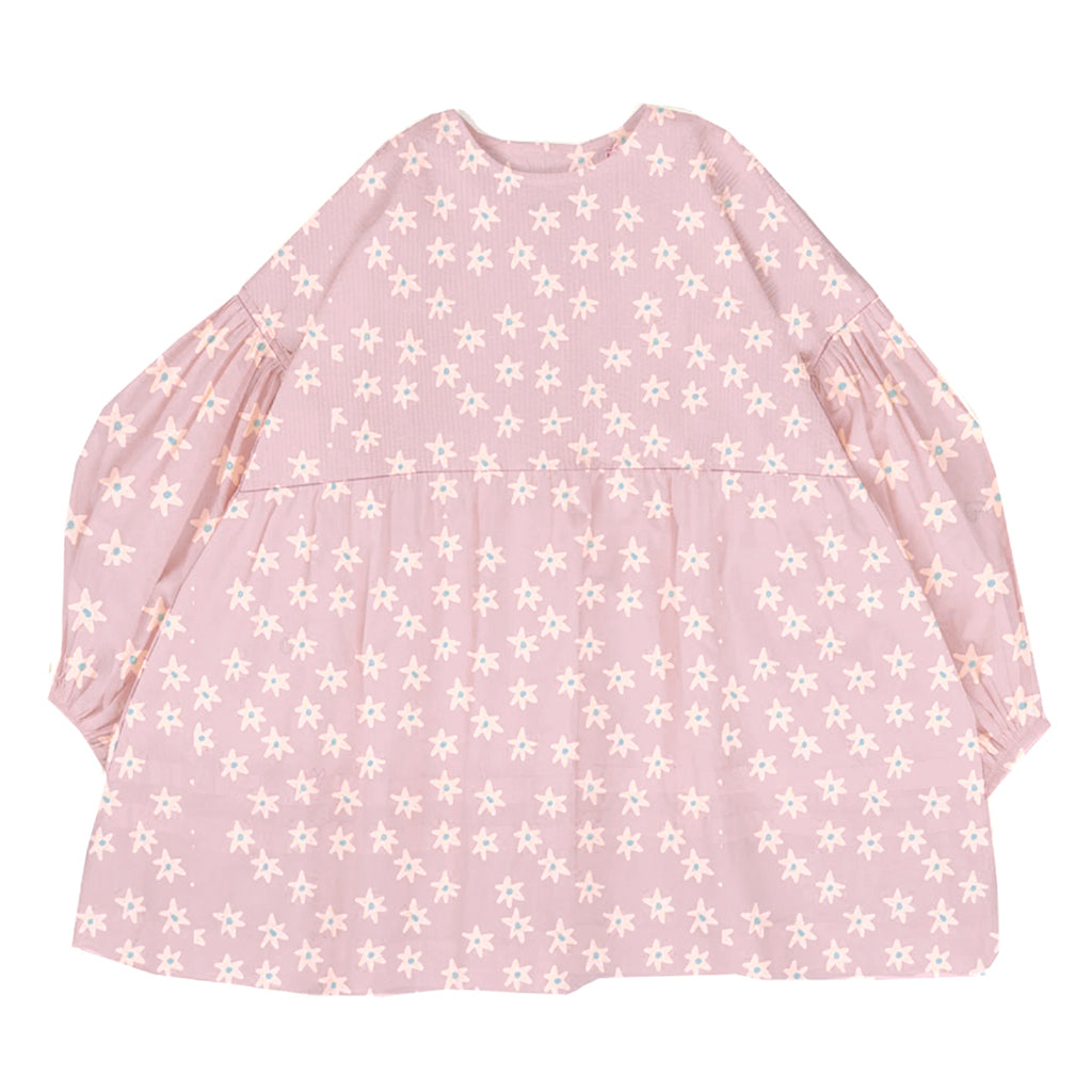Stella McCartney Kids Stars Flowers All-Over Print Dress
