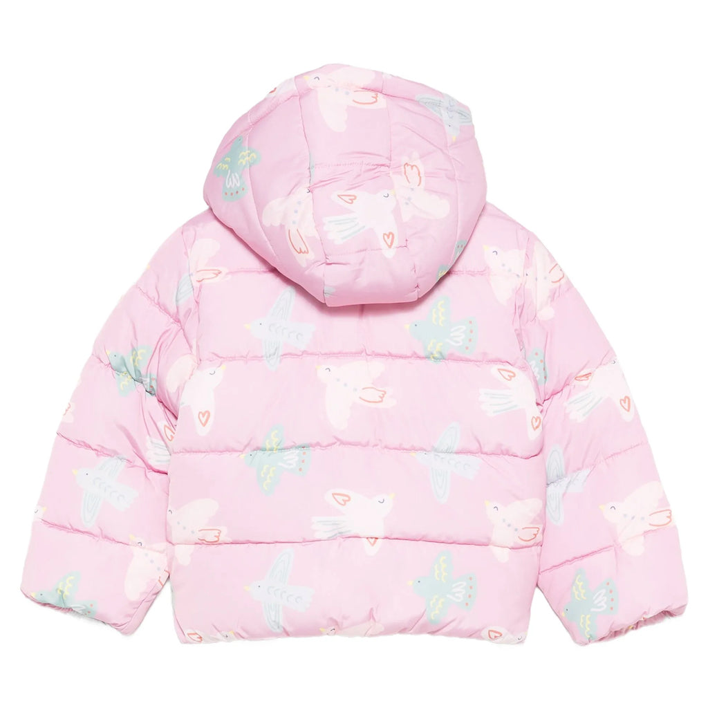 Stella McCartney Kids Birds All-Over Print Puffer Jacket