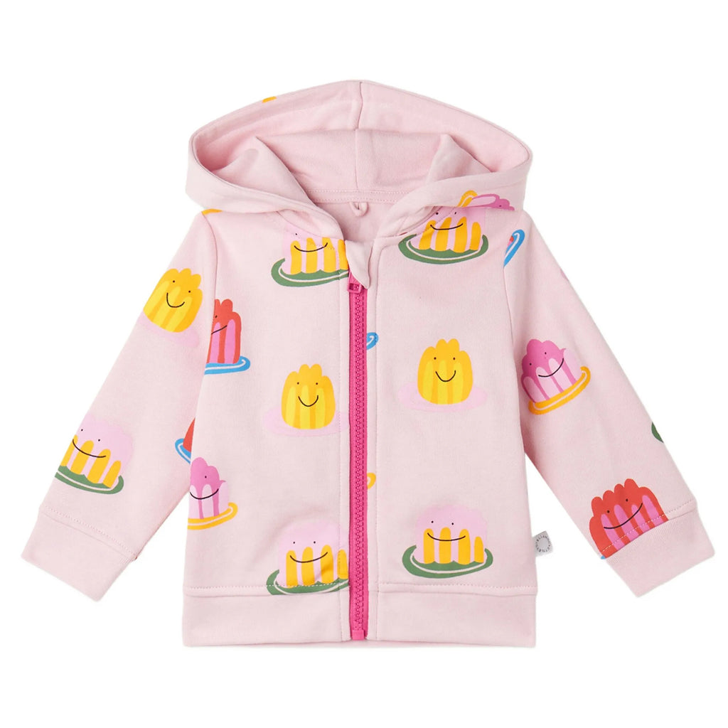 Stella McCartney Kids Jelly All-Over Print Fleece Cardigan