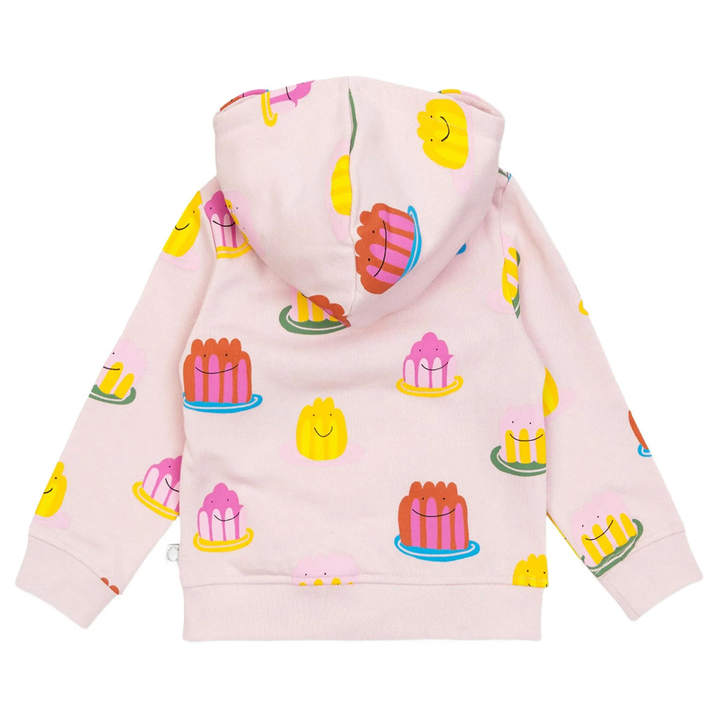 Stella McCartney Kids Jelly All-Over Print Fleece Cardigan