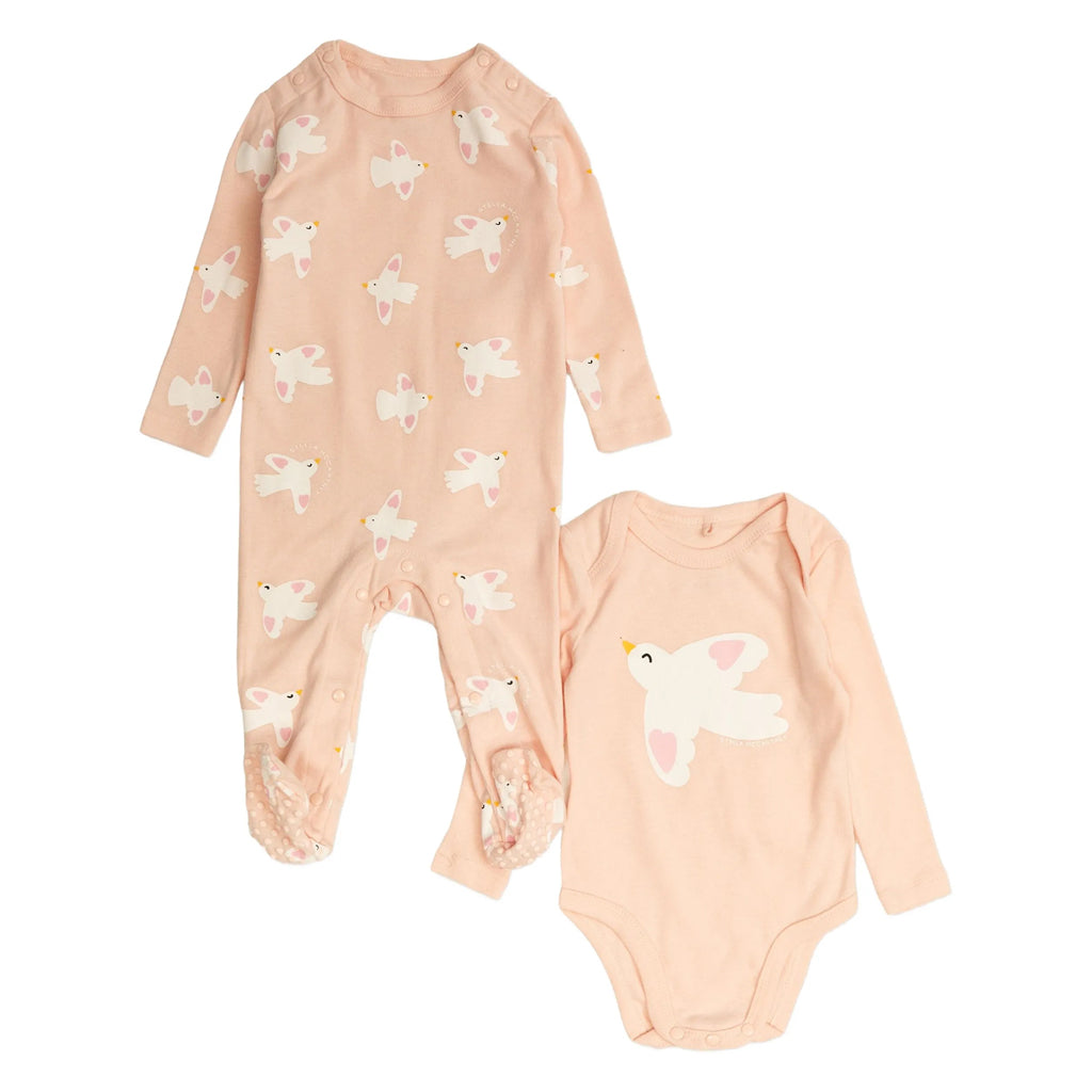 Stella McCartney Kids Birds All-Over Print Underwear Set
