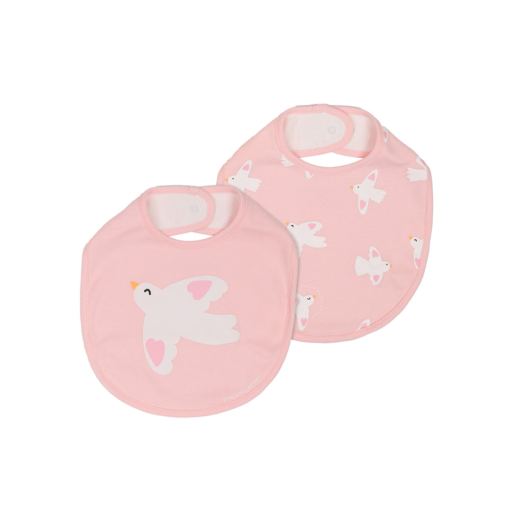 Stella McCartney Kids Birds All-Over Print Bibs Set