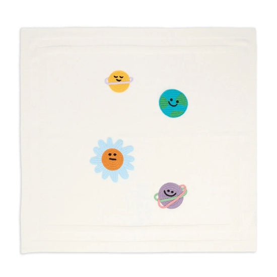 Stella McCartney Kids Earth Characters Cotton Knit Blanket