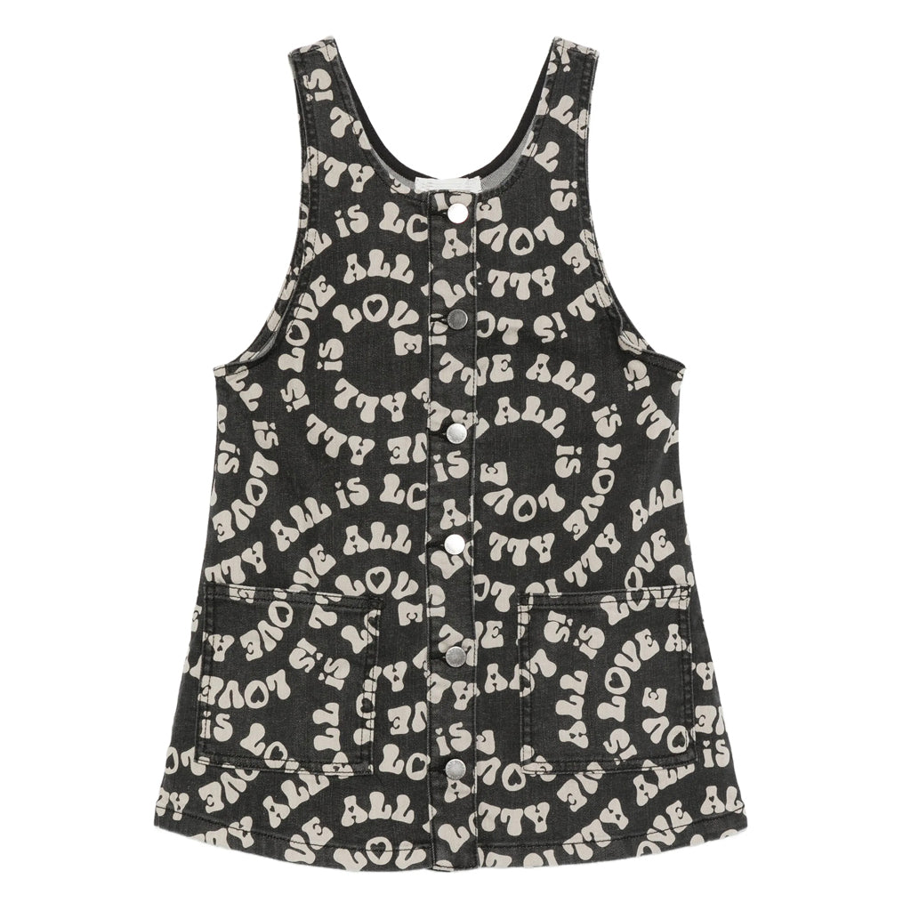 Stella McCartney Kids All Is Love All-Over Print Dress