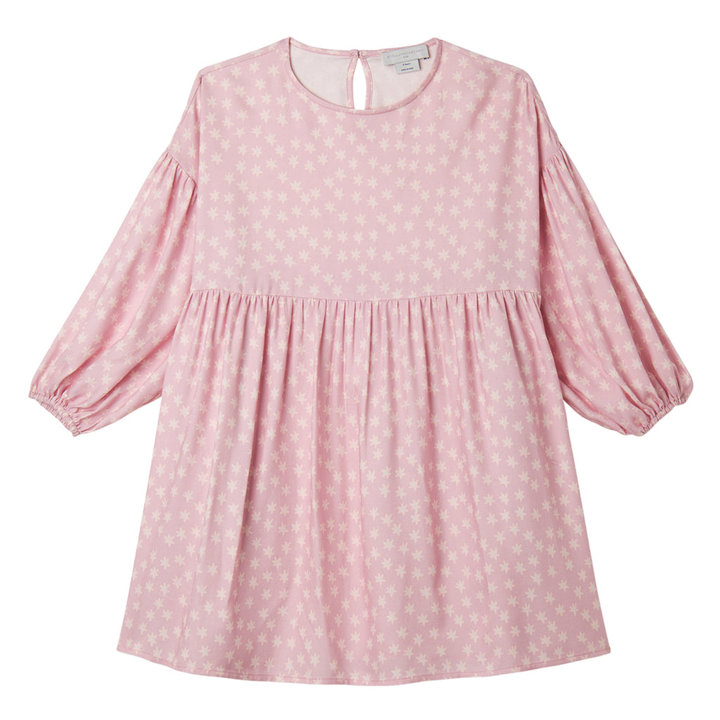 Stella McCartney Kids Stars Flowers All-Over Print Dress