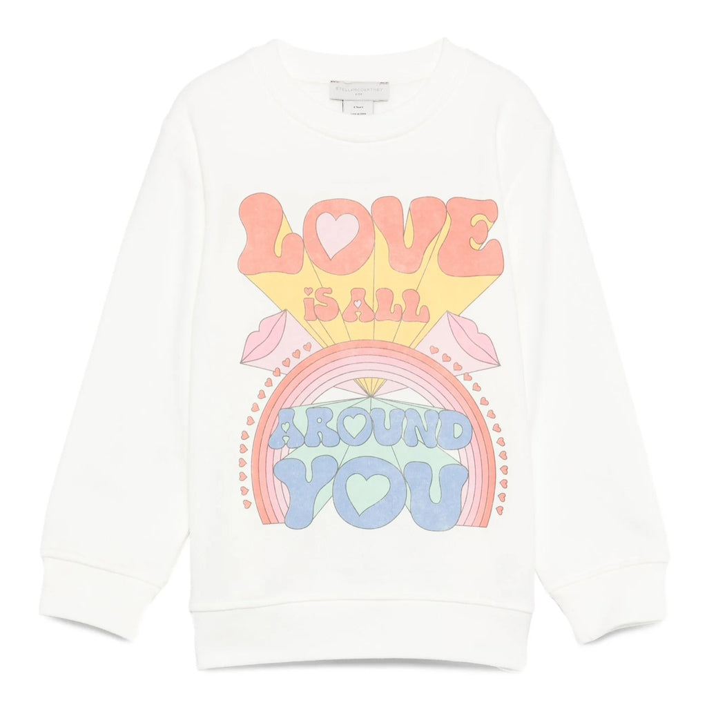 Stella McCartney Kids Love Fleece Sweatshirt