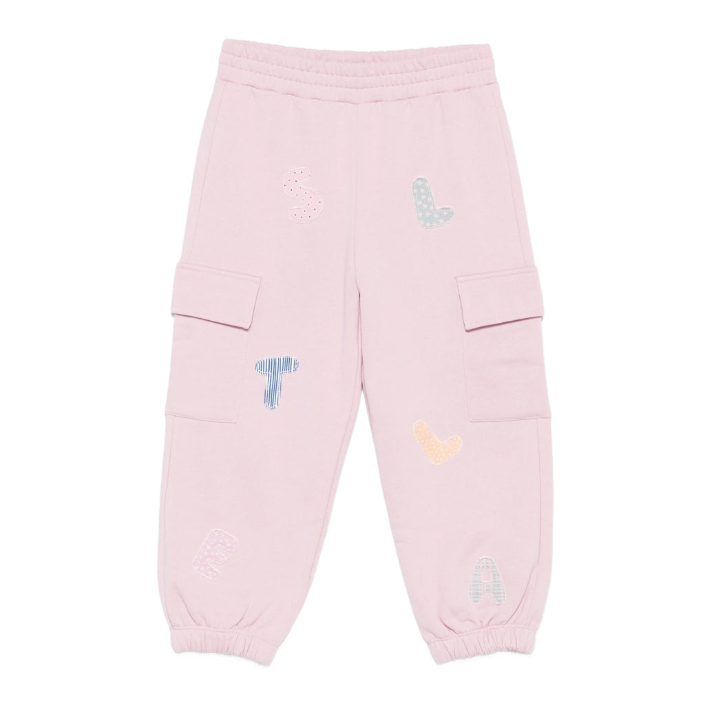Stella McCartney Kids Logo Lettering Fleece Joggers