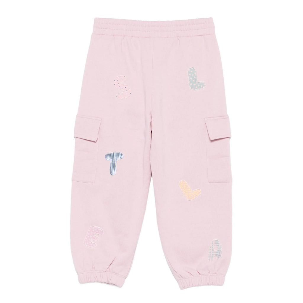 Stella McCartney Kids Logo Lettering Fleece Joggers