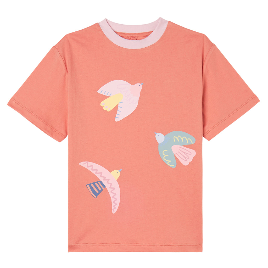 Stella McCartney Kids Birds All-Over Print T-shirt