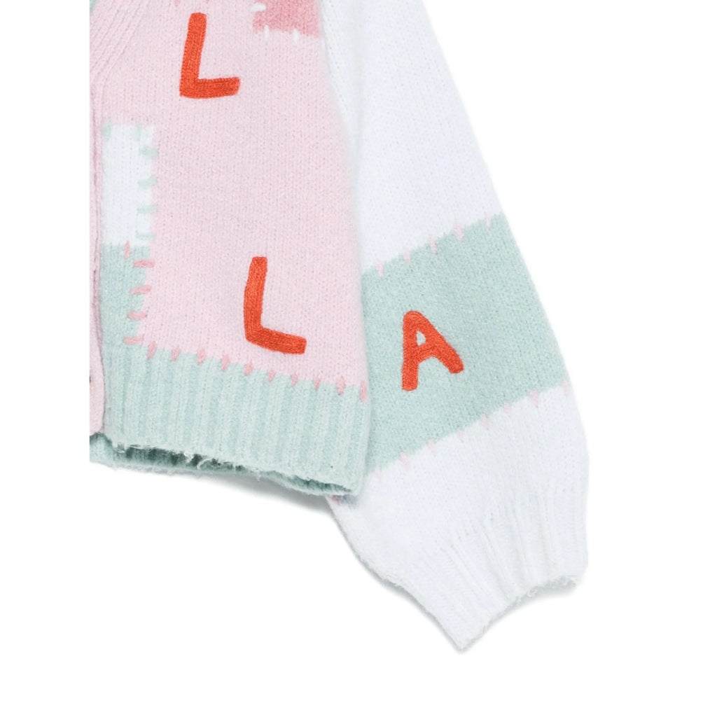 Stella McCartney Kids Patchwork Knit Cardigan