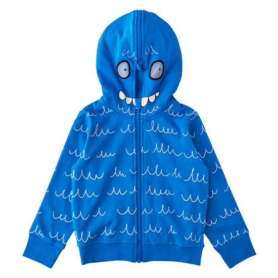 Stella McCartney Kids Yeti Wiggle All-Over Print Cardigan