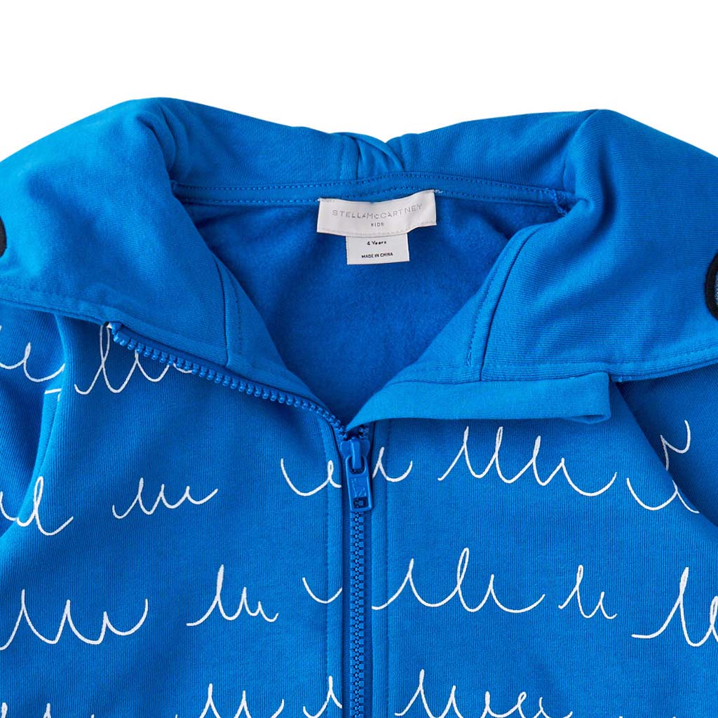 Stella McCartney Kids Yeti Wiggle All-Over Print Cardigan