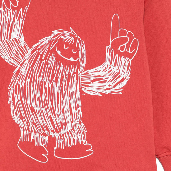 Stella McCartney Kids Yeti Print Fleece Sweatshirt