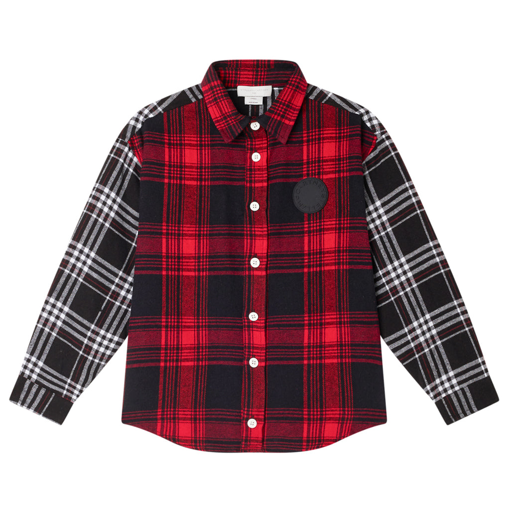 Stella McCartney Kids Tartan Flannel Shirt