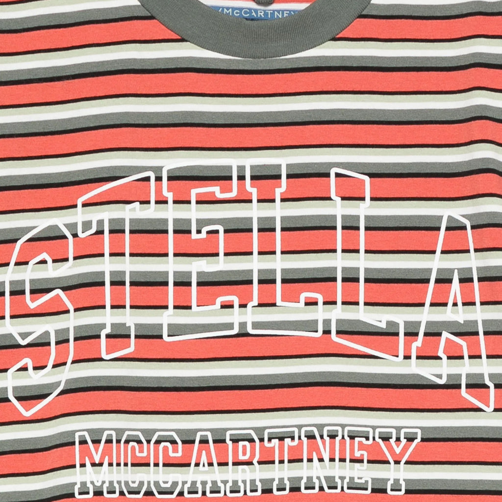 Stella McCartney Kids Striped Logo T-shirt
