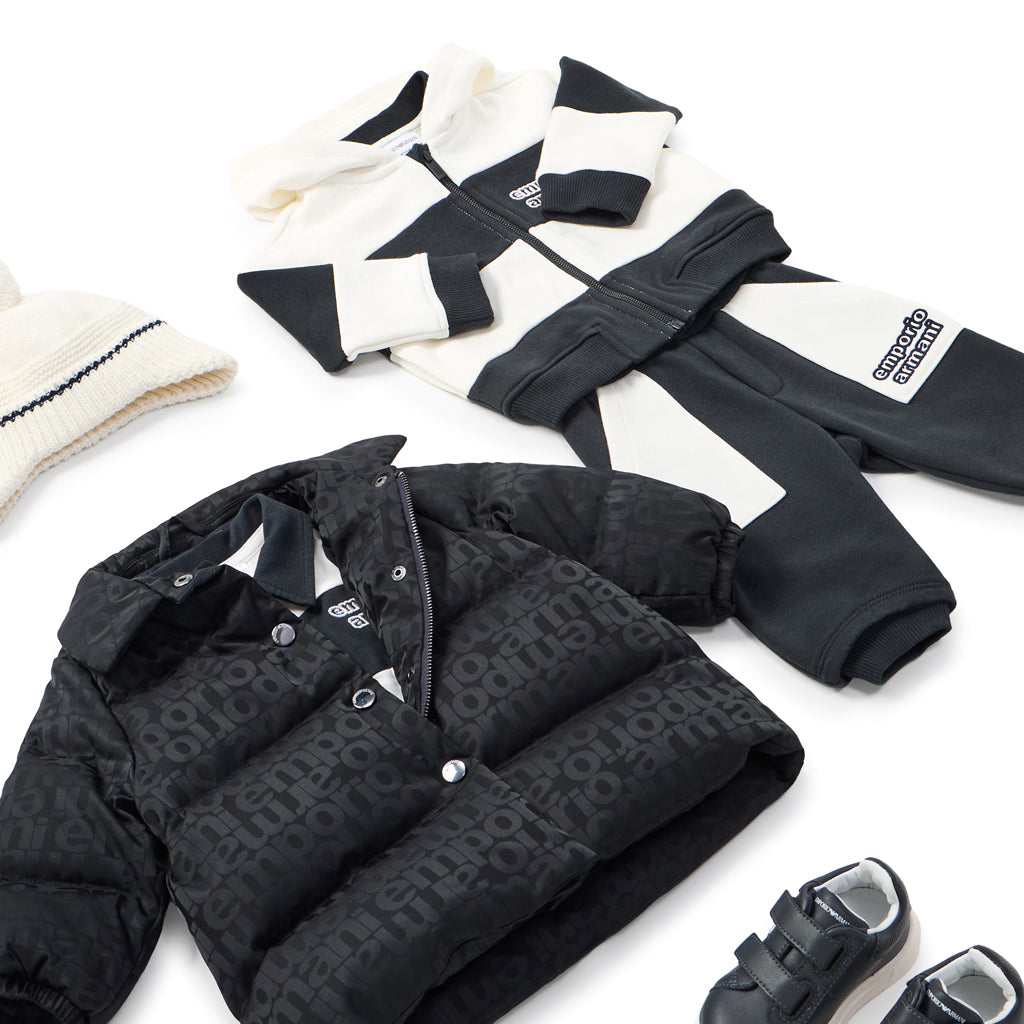 Emporio Armani Junior Striped Sweat Jacket
