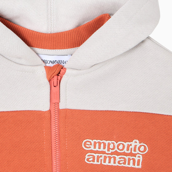 Emporio Armani Junior Striped Sweat Jacket