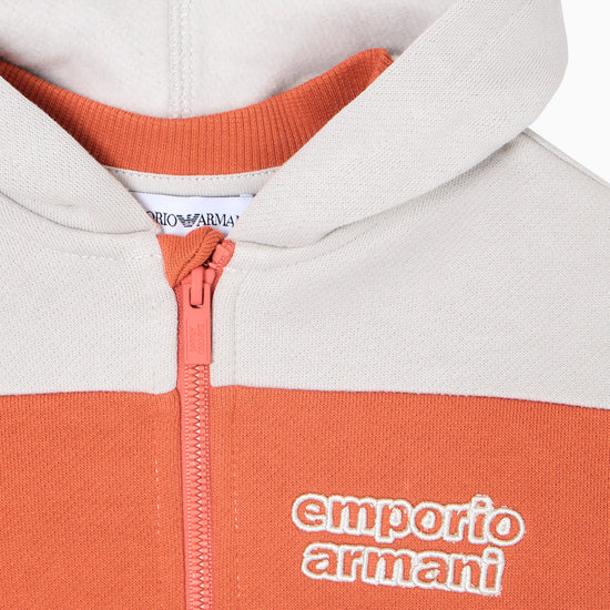 Emporio Armani Junior Striped Sweat Jacket