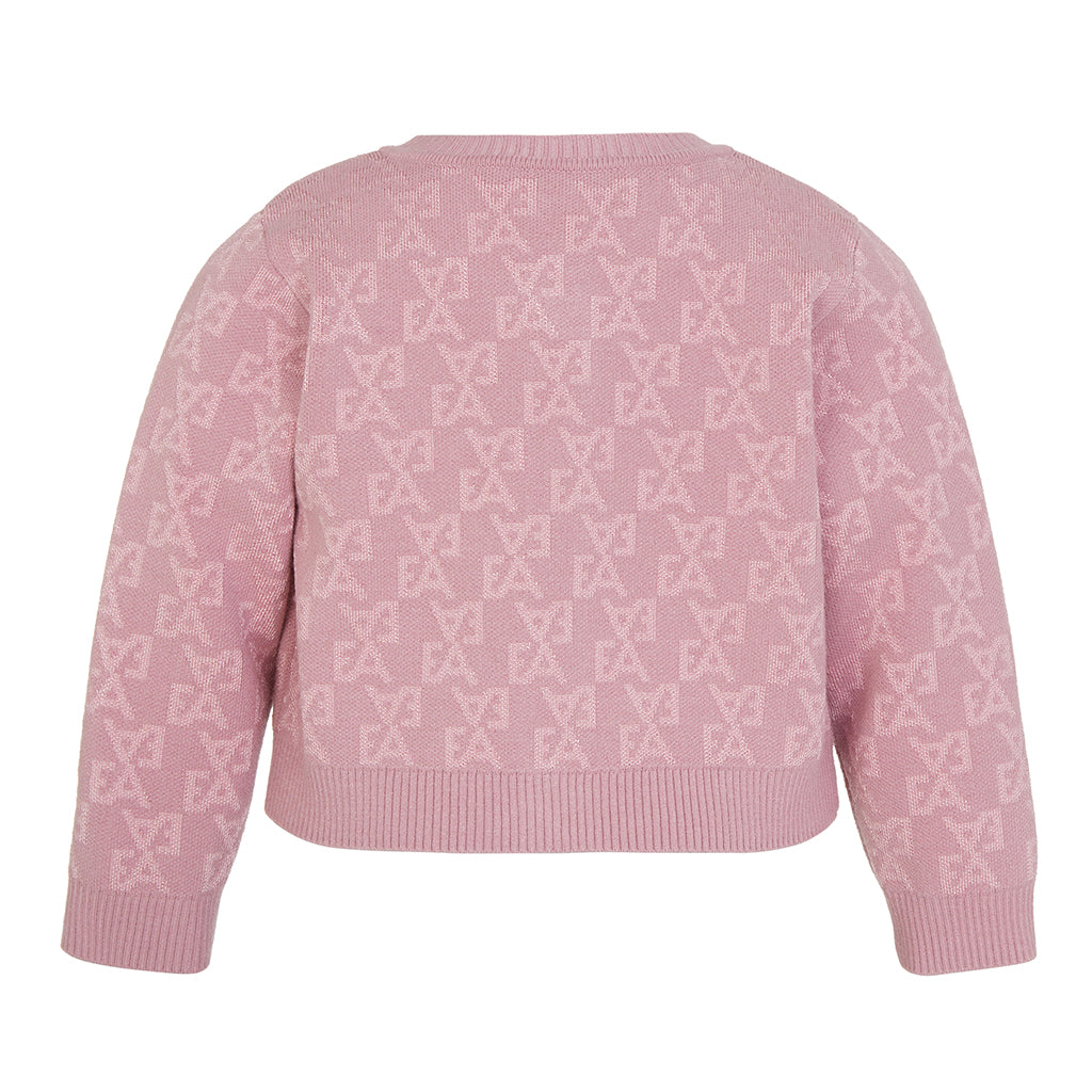 Emporio Armani Junior Logo All-Over Cardigan