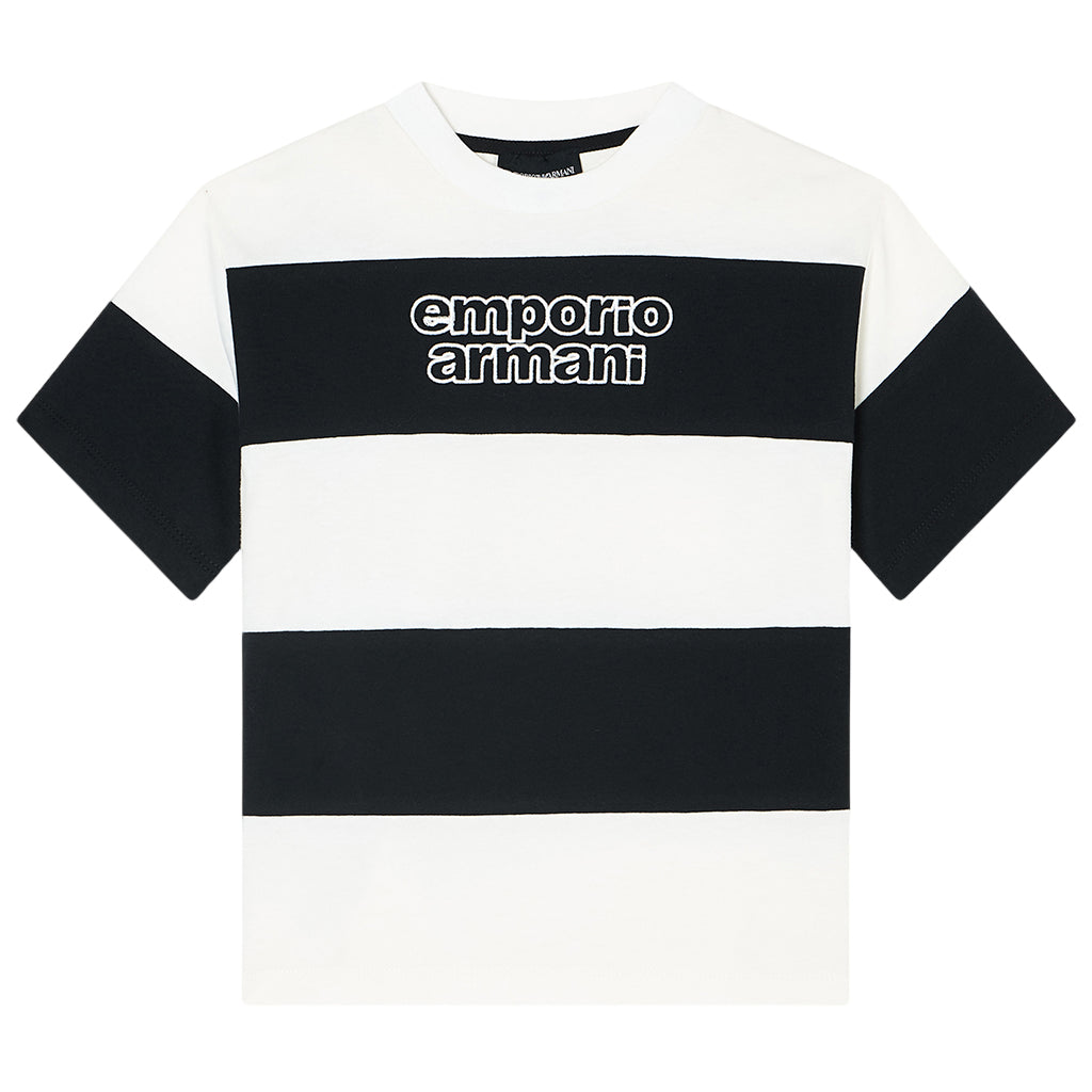 Emporio Armani Junior Striped T-shirt
