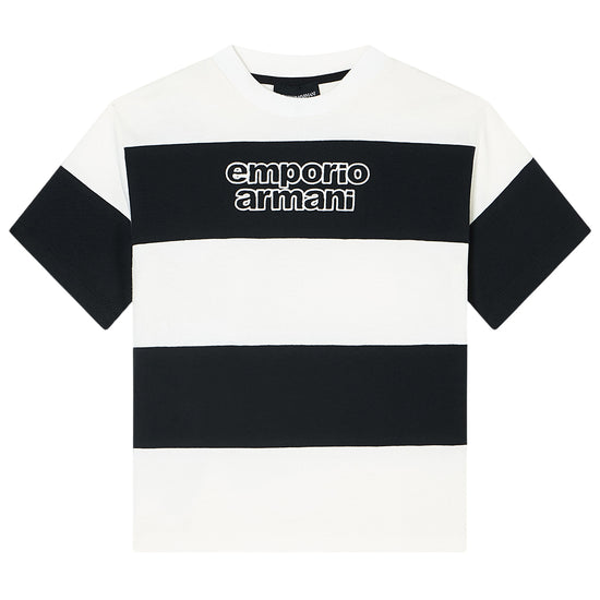 Emporio Armani Junior Striped T-shirt