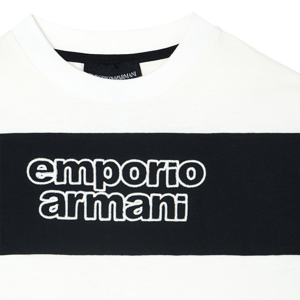 Emporio Armani Junior Striped T-shirt