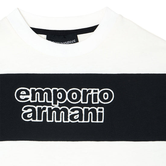 Emporio Armani Junior Striped T-shirt