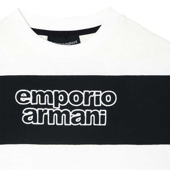 Emporio Armani Junior Striped T-shirt