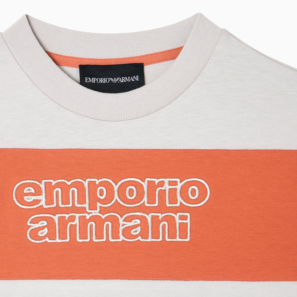 Emporio Armani Junior Striped T-shirt