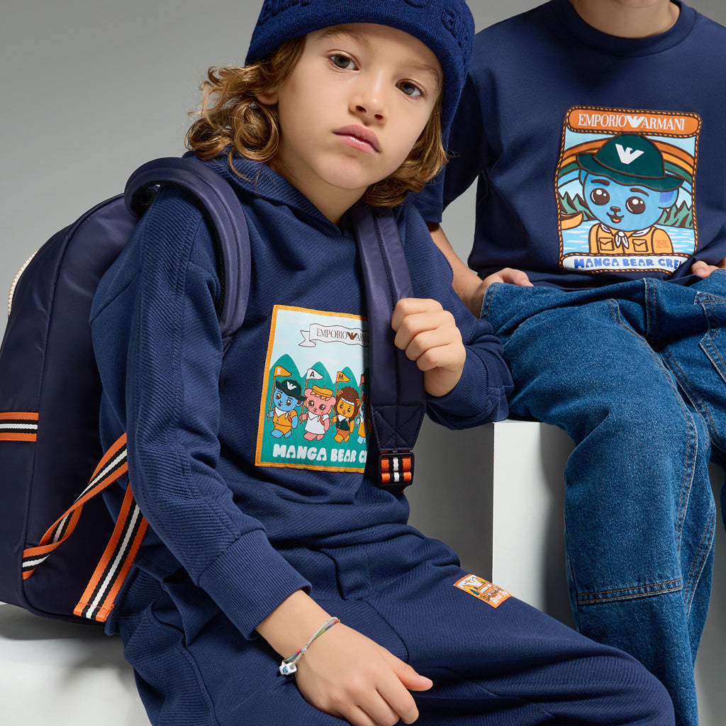 Emporio Armani Junior Hooded Sweatshirt