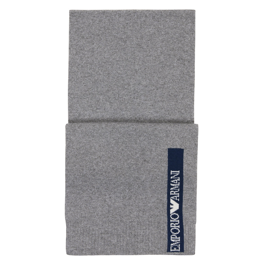 Emporio Armani Junior Beanie Hat and Scarf Set